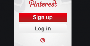 pinterest login username and password