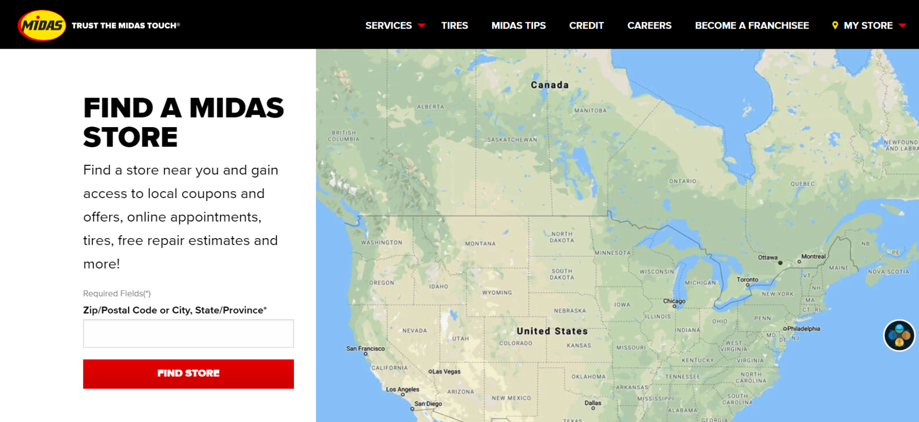 Midas Near Me Location Of Midas Near Me Hour