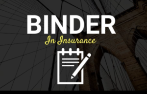 Insurance Binder 