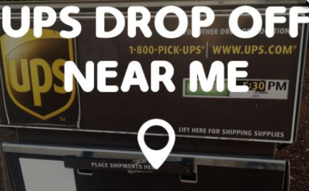 ups drop off locations near me