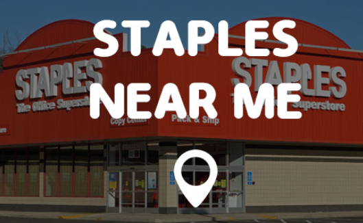 Staples Office Supply Store Near Me United States Maps