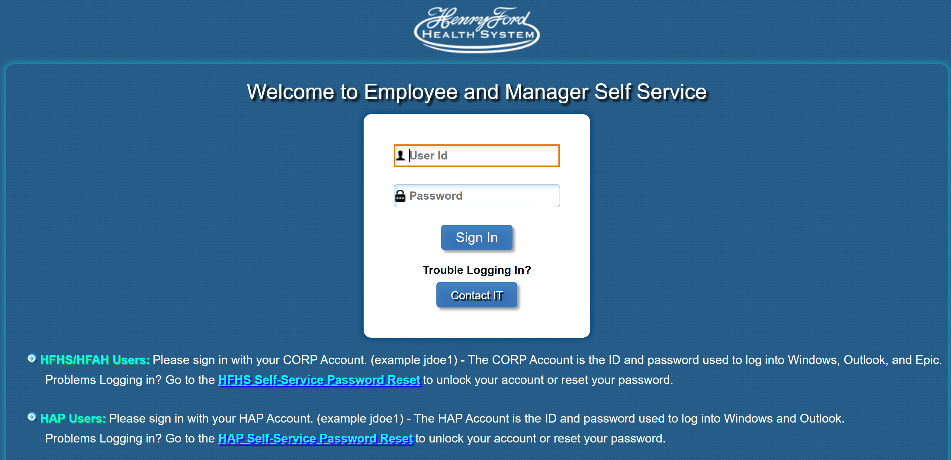 Henry Ford Hr Connect Employee Login