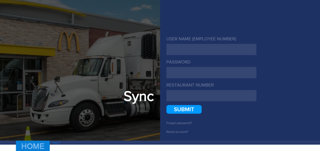 Sync Login McDonalds SFT