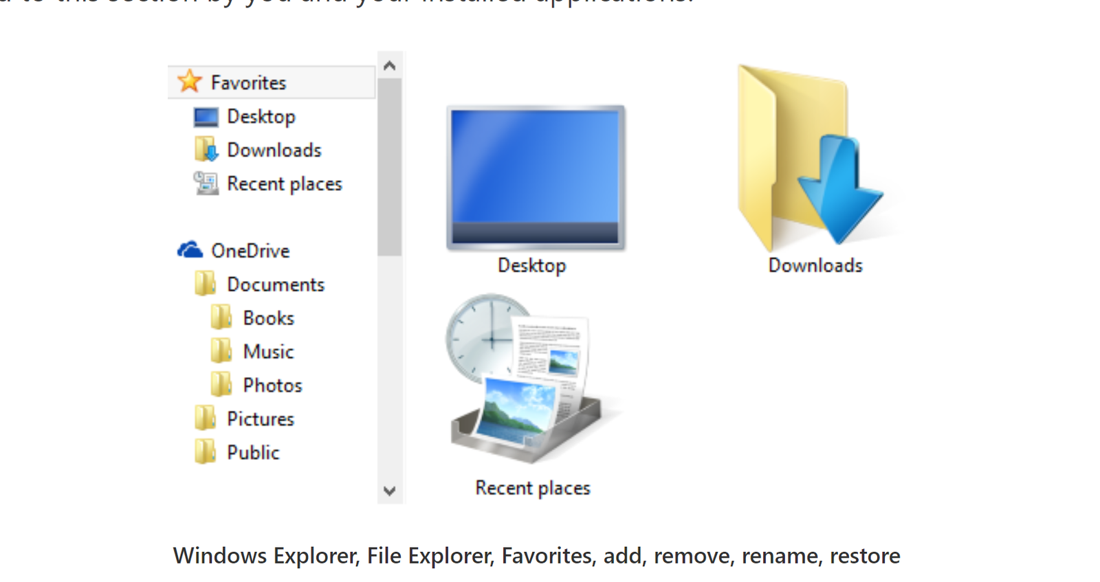 Where Is My Favorites List in File Explorer?