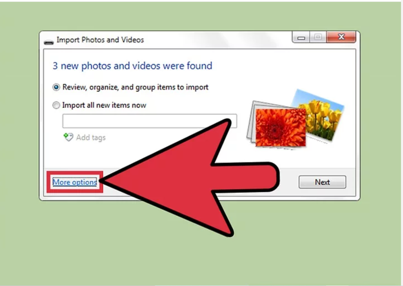 How to Move Pictures to a Folder in a Windows Photo Gallery