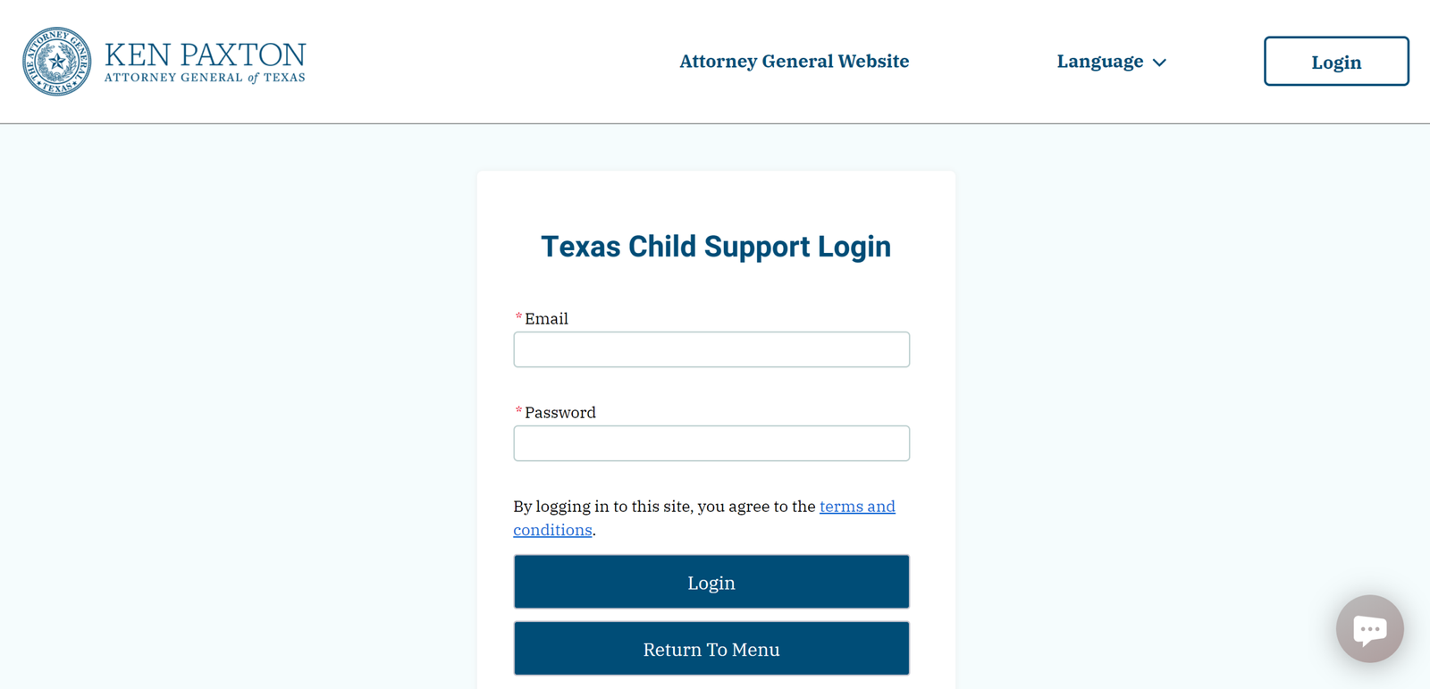 Texas Oag Non-Custodial Parent Login
