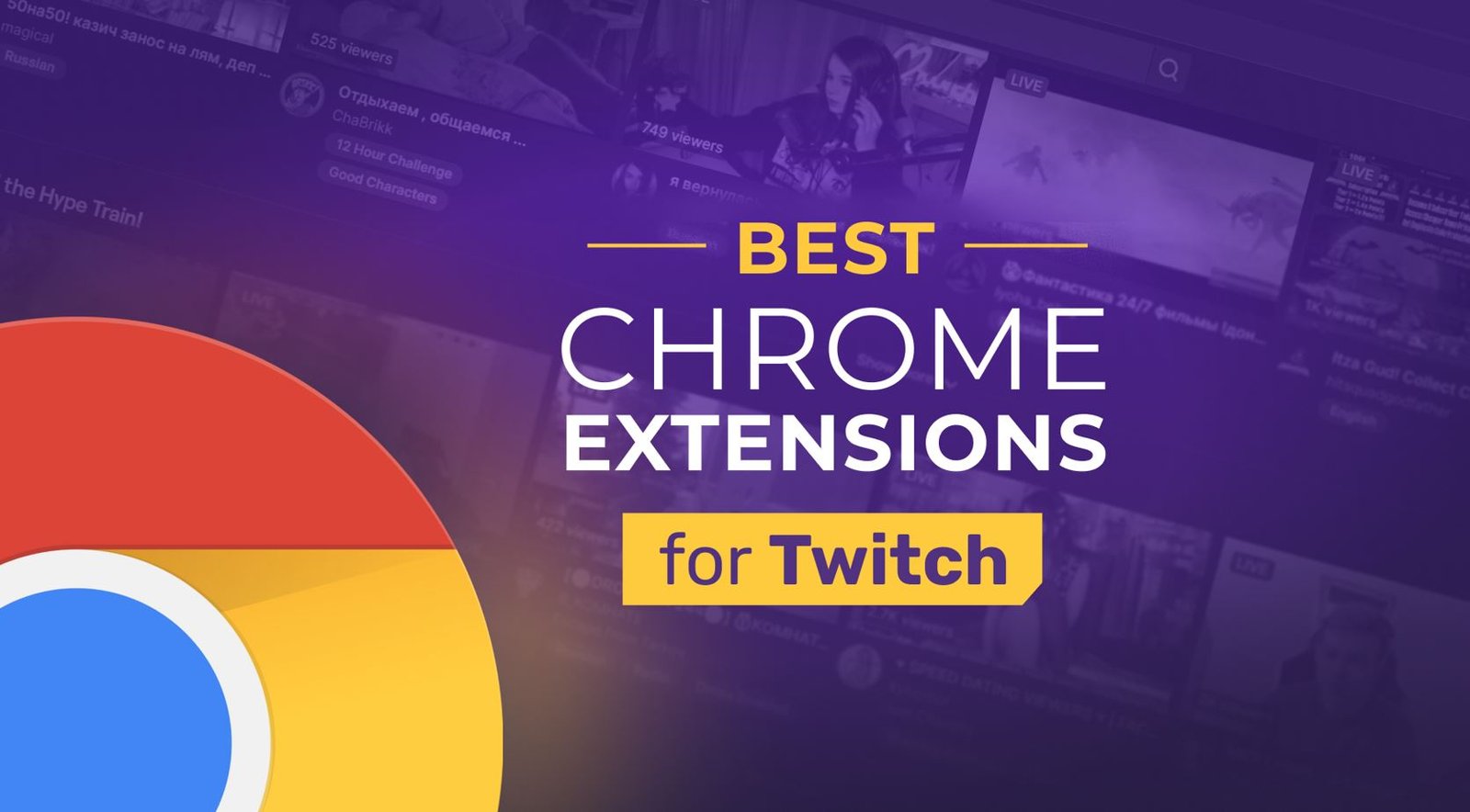 Chrome extensions for Twitch